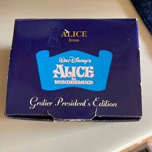 Grolier Walt Disneys Alice in Wonderland Alice presidents edition ornament